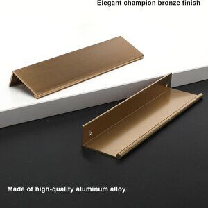Rergy 4 Pack Champagne Bronze Cabinet Pulls, 5 inch